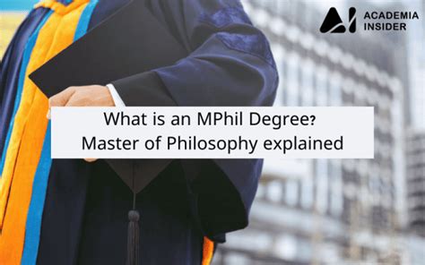 Embracing the Essence of Knowledge: A Comprehensive Guide to Master's of Philosophy (MPhil) Programs