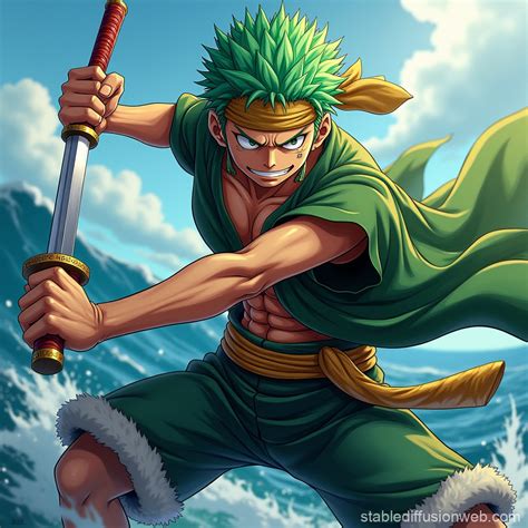 Embracing the Fierce Spirit of Roronoa Zoro