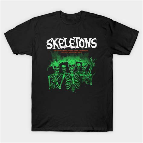 Embracing the Macabre: A Journey into Skeletons T-shirts