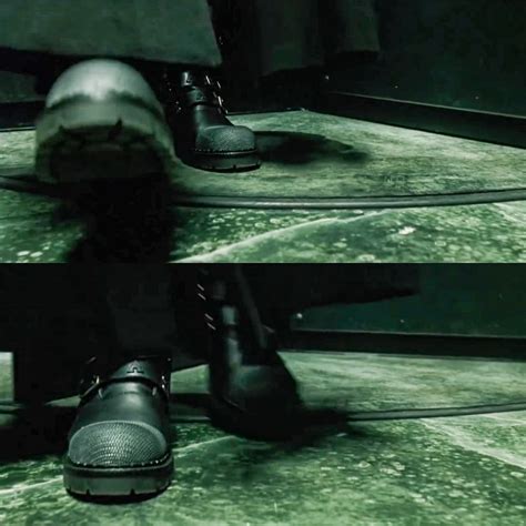 Embracing the Power: Neo's Boots in the Matrix