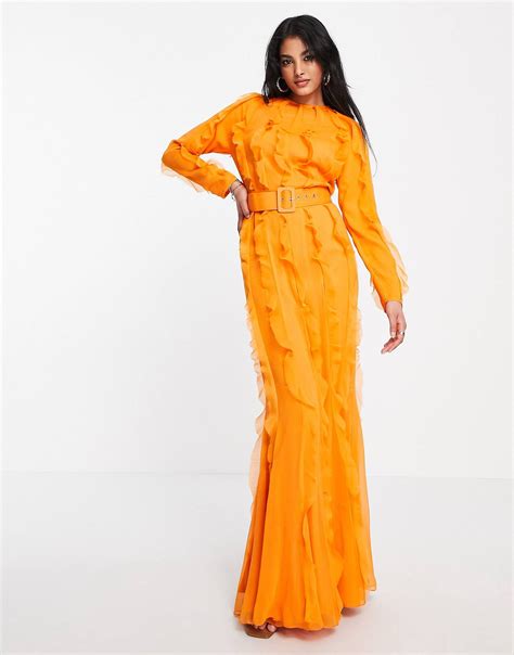 Embracing the Radiance: Statement-Making ASOS Orange Dresses