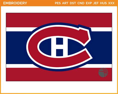 Embroidered Canadiens Logo: