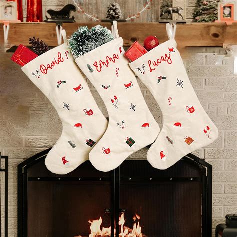 Embroidered Christmas Stockings: A Timeless Tradition