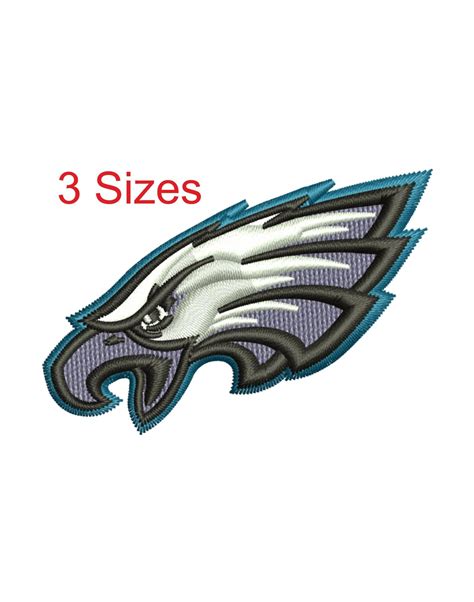 Embroidered Eagles Logo: