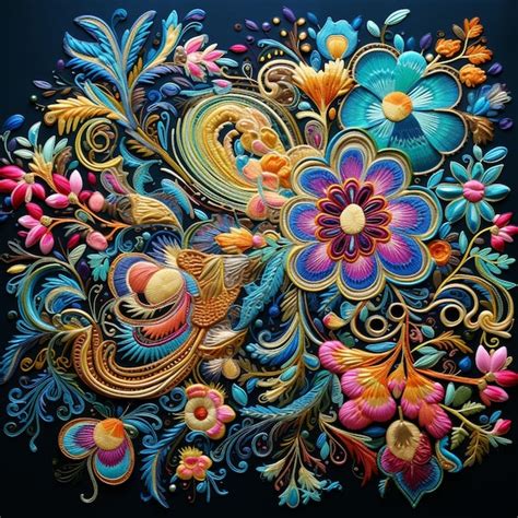 Embroidered Intricacies: