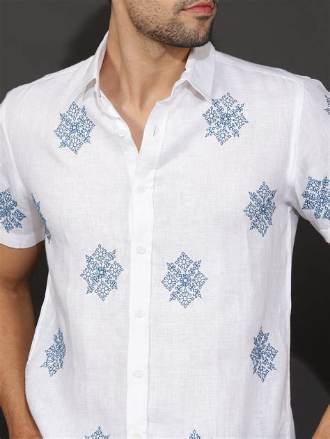 Embroidered Linen Shirt Mens: A Timeless Classic