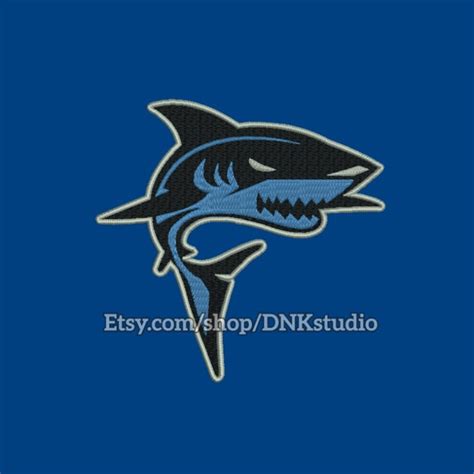 Embroidered Shark Logo: