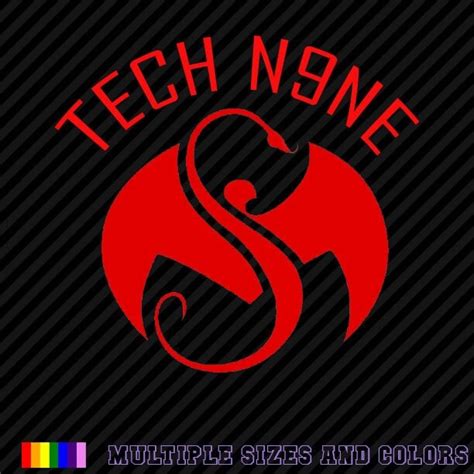 Embroidered Tech N9ne Logo: