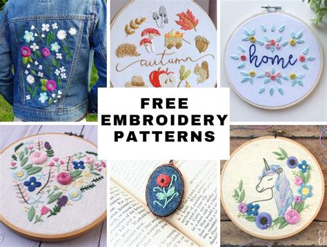 Embroidery Templates Free