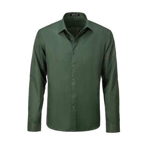 Emerald Green Button Up Shirt Mens: The Perfect Addition to Your Wardrobe