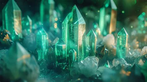 Emerald Green Crystals: Unveiling the Mystical Charms and Applications