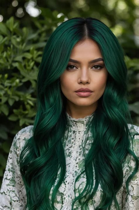 Emerald Green Hair: A Bold and Vibrant Trend