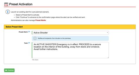 Emergency Alert Templates