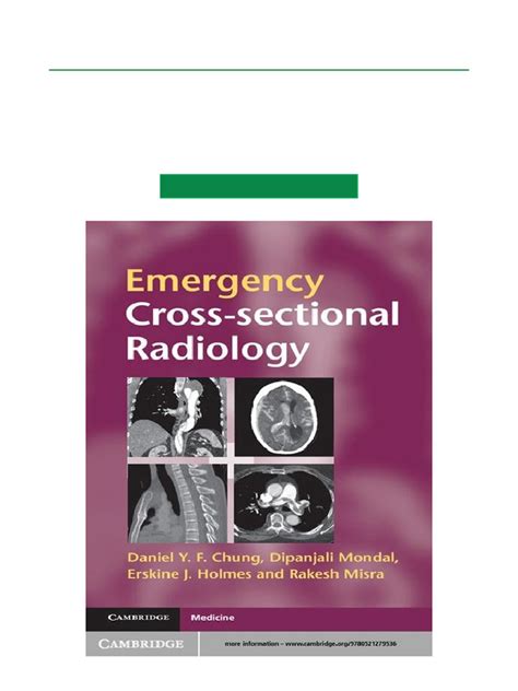 Emergency Cross-Sectional Radiology 1st Edition Reader