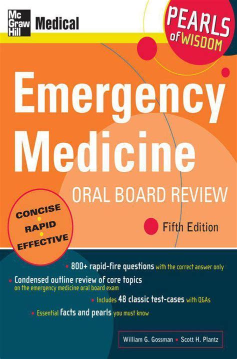 Emergency Medicine Oral Board Review (Pearls of Wisdom) Ebook Epub