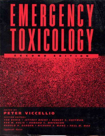 Emergency Toxicology Kindle Editon