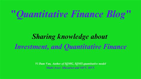 Emerging Applications of Quantitative Finance