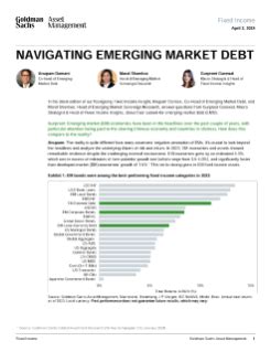 Emerging Market Debt: Navigating the Risks and Rewards