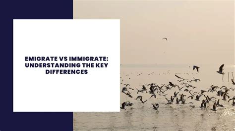 Emigrate vs. Immigrate vs. Migrate: Understanding the Nuances of Human Movement