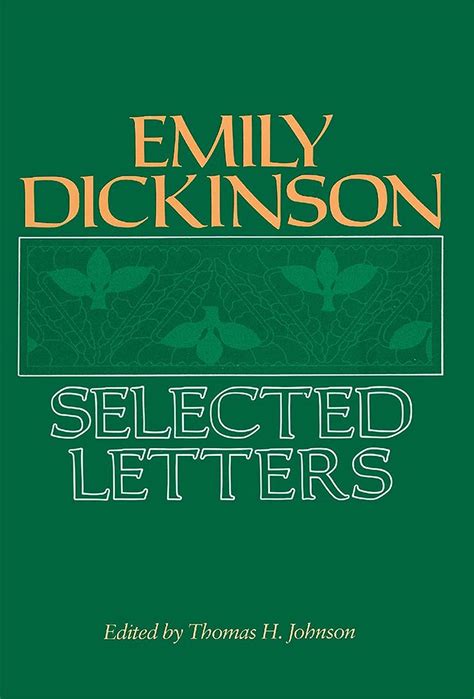 Emily Dickinson Selected Letters Reader