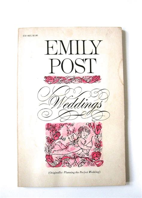 Emily Post Weddings Reader