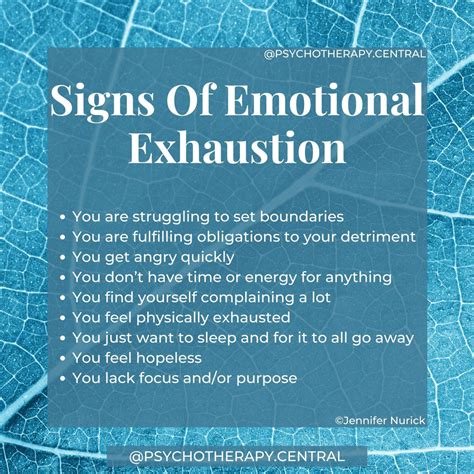 Emotional Exhaustion: