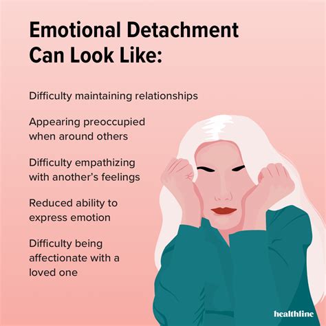 Emotional detachment: