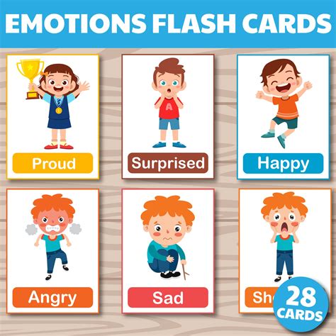 Emotions Printable Flashcards