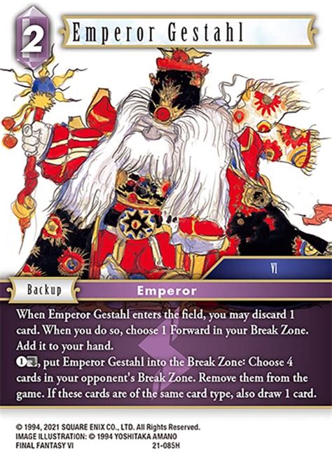 Emperor Gestahl: The Architect of Ruin and Despair