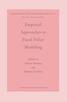 Empirical Approaches to Fiscal Policy Modelling 1st Edition Doc