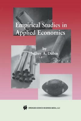 Empirical Studies in Applied Economics PDF