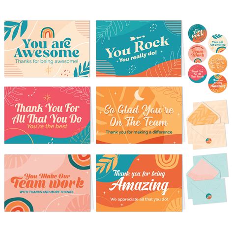Employee Appreciation Cards Templates
