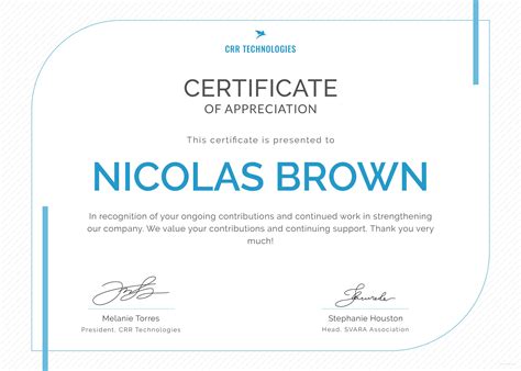 Employee Appreciation Template