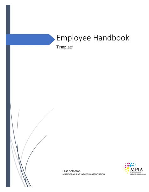 Employee Handbook Word Template