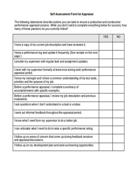 Employee Self Appraisal Form Answers Epub