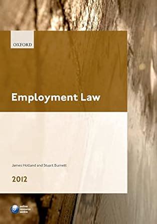 Employment Law 2012 Legal Practice Course Guide Doc