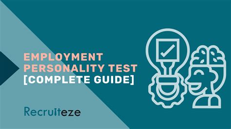 Employment Personality Test Answers Epub