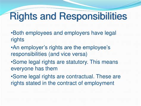 Employment Rights and Responsibilities PDF