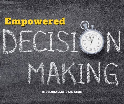 Empowered Decision-Making: