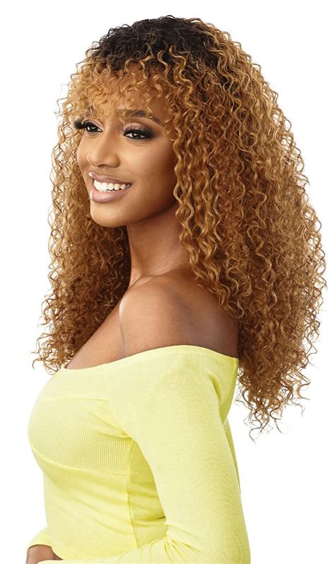 Empowering Embrace: Outshining the World with the Outre Radiant Babe Wig with Bangs