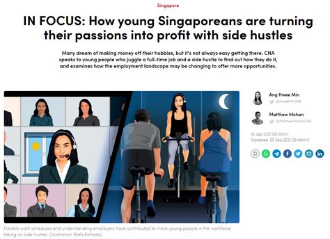 Empowering Singaporeans: Unveiling the World of Side Hustles and Their Transformative Impact