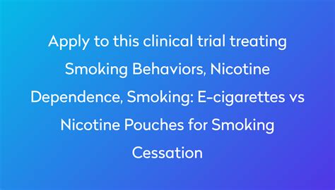 Empowering Smokers: Nicotine Alternative Pouches as a Path to Cessation