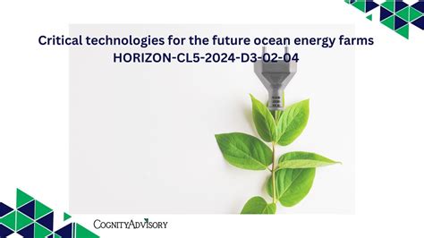 Empowering the Future with Ocean Energy Innovations