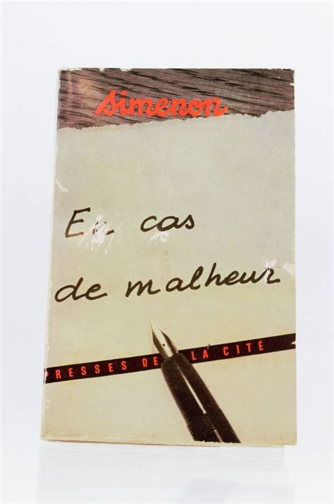 En Cas de Malheur Ldp Simenon French Edition Epub