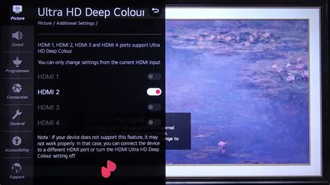 Enable HDMI Deep Color: