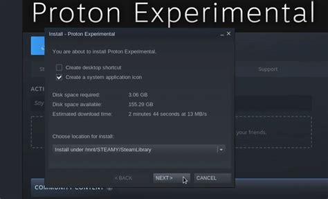 Enable Proton Experimental: