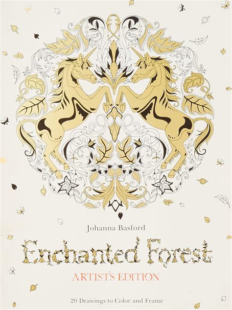 Enchanted Forest Artist s Edition 20 Drawings to Color and Frame Epub