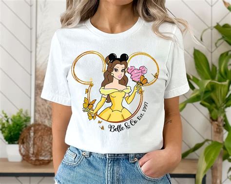 Enchanting Belle T-Shirts: A Celebration of the Timeless Disney Princess