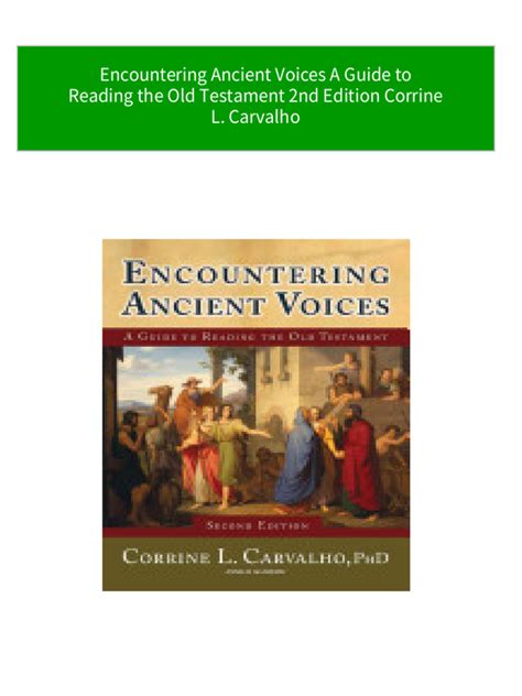 Encountering Ancient Voices (Second Edition): A Ebook Reader