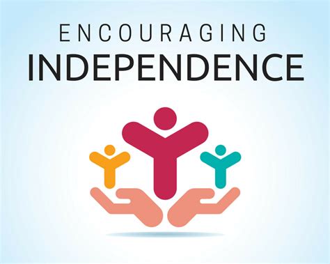 Encourage independence and resilience:
